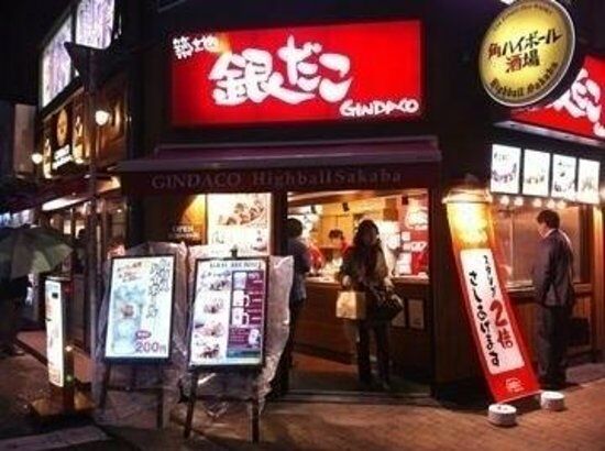 Tsukiji Gindaco High Ball Sakaba Osaka